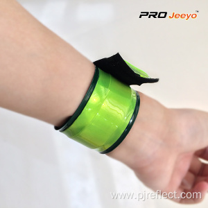 Fluorescence Yellow Safety PVC Hi Vis Wristband